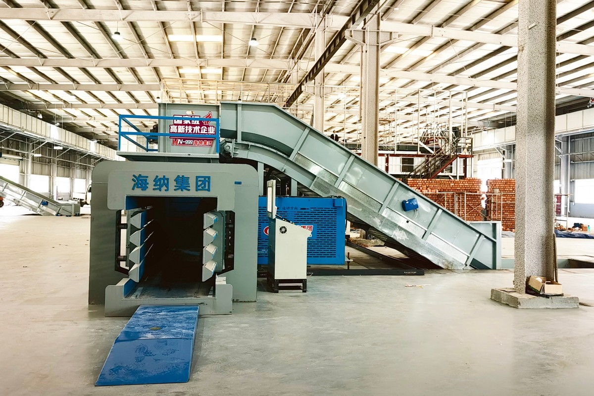 160噸無門全自動臥式打包機